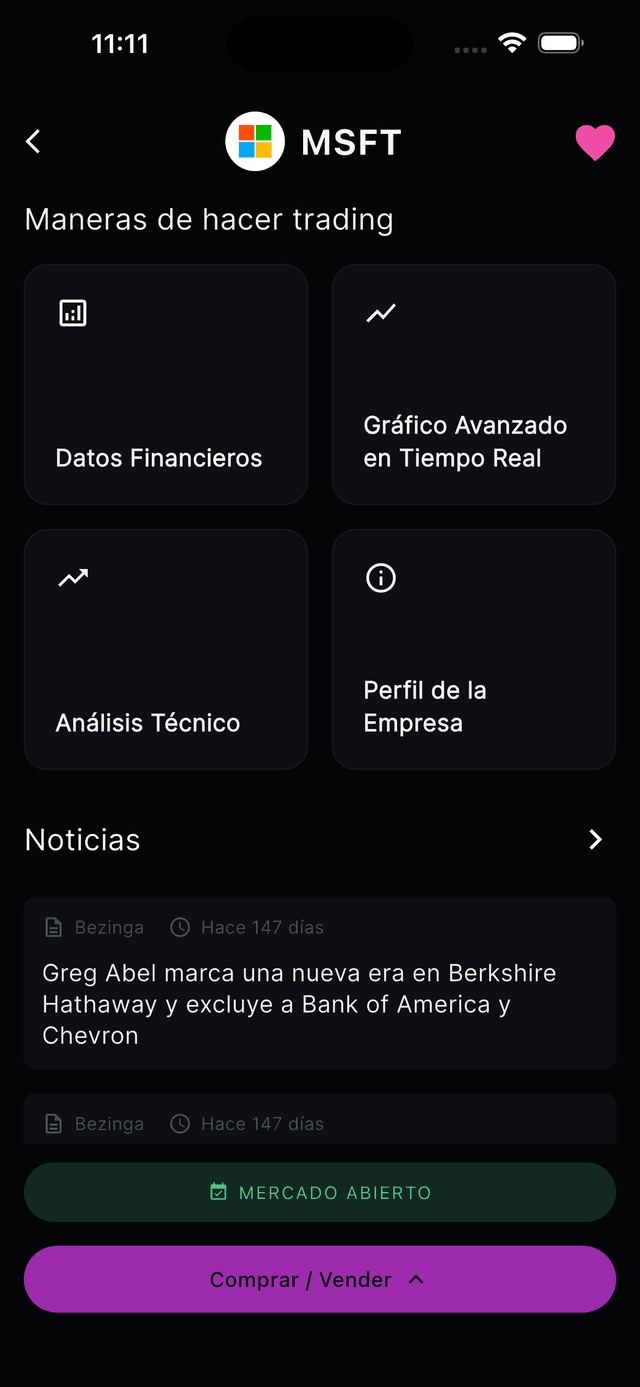 TraderPal pantalla 20
