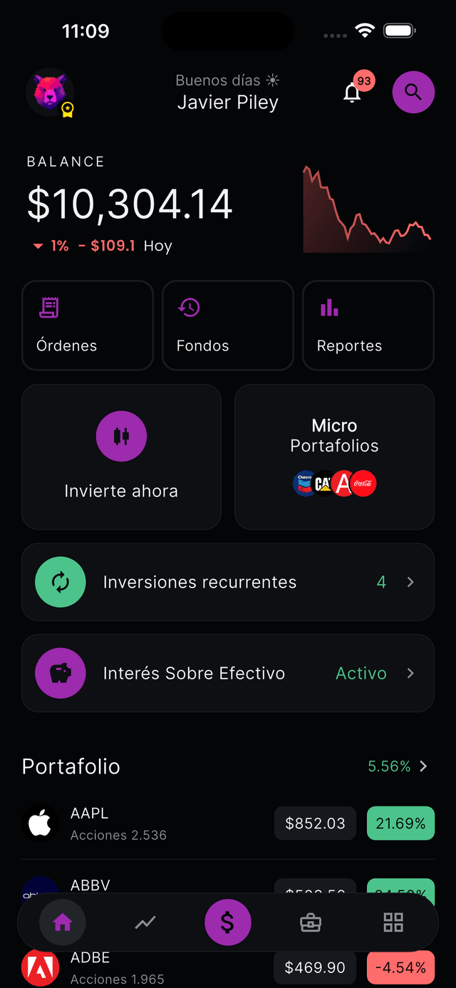 TraderPal pantalla 4